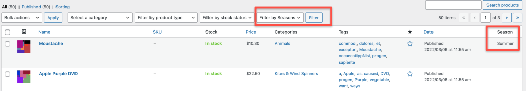 Woocommerce - filter products by custom meta data
